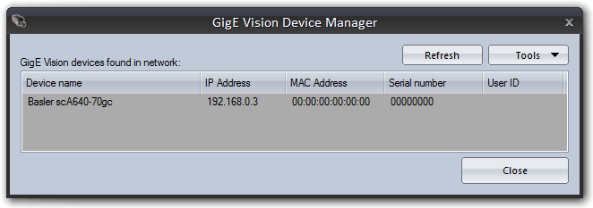Device manager look