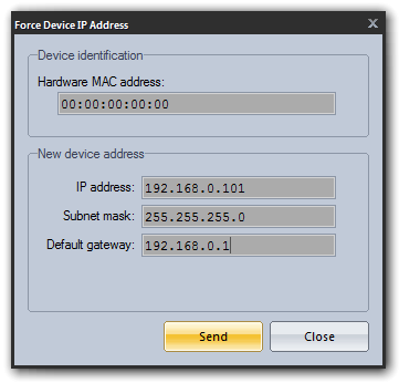 Force device IP address tool