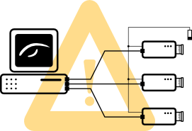 Multiple triggered cameras