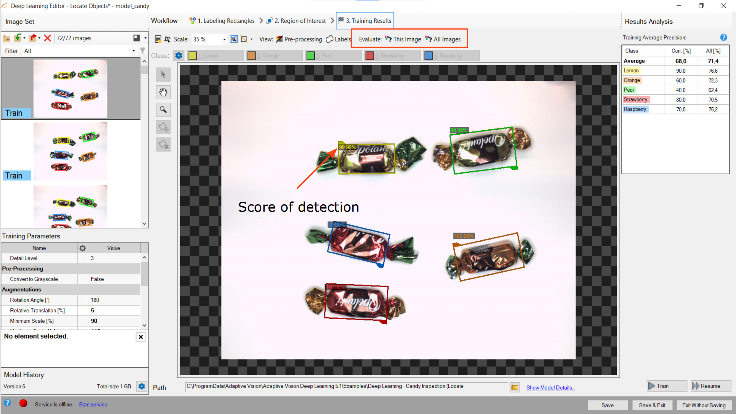Creating Deep Learning Model - Aurora Vision
