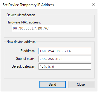 Force device IP address tool