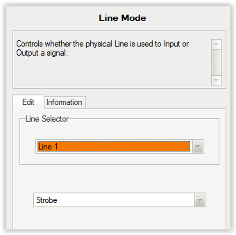 Settings editor with selector