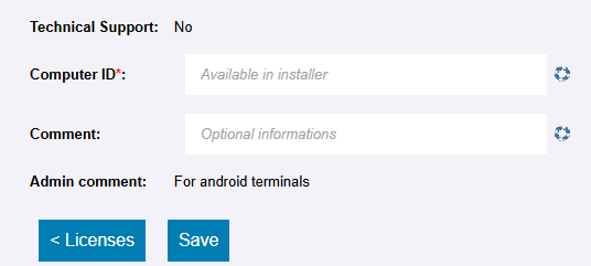 Assigning a license to a Computer ID